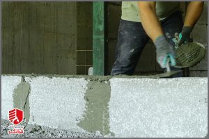 نقش چسب بلوک در دیوارچینی